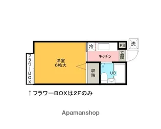 ハイツ大成【102号室】の間取り