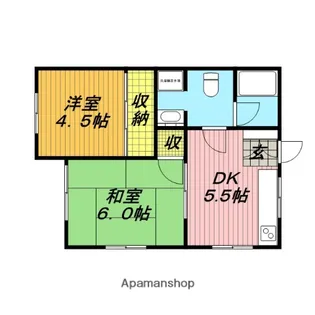 ドリームコーポ【102号室】の間取り