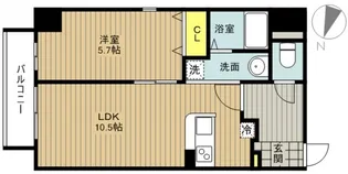 IZAMI【505号室号室】の間取り