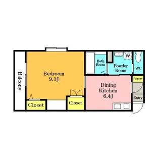 ジェントリー【101号室】の間取り