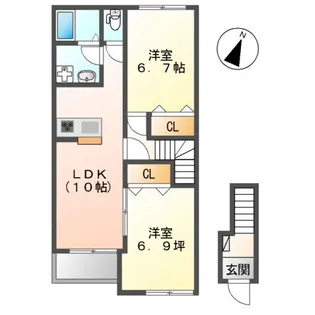 ルーチェ【2階】の間取り