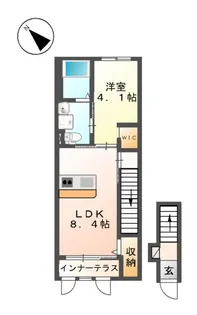 リブロ弐番館【2階】の間取り