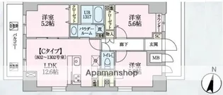 アーバンスカイライン大宮【9階】の間取り