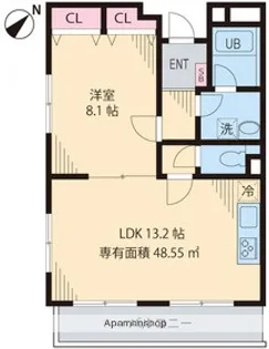 セピアコート【1階】の間取り