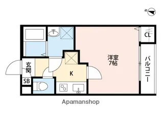 ONE FOR ALL 大宮【2階】の間取り