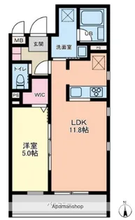 マイエス櫛引【1階】の間取り