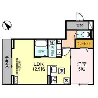 グレイシャス大宮【1階】の間取り