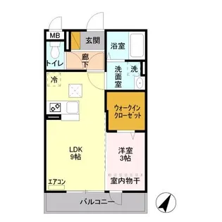 プルミエ【1階】の間取り