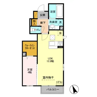 アイウィンド【1階】の間取り