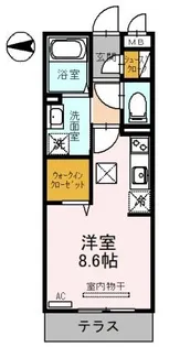 フェルカ【1階】の間取り