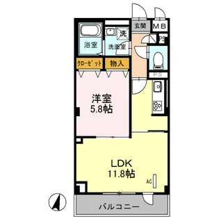 エクセレント ヒルズ【3階】の間取り