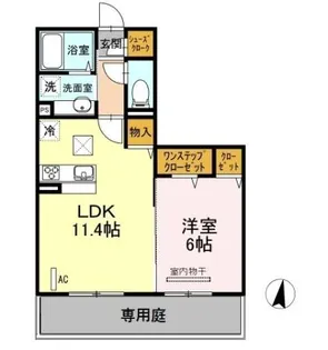 セントポーリア【1階】の間取り