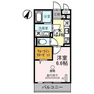 サンセール氷川【1階】の間取り
