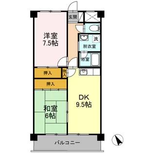 ソレアードミシマ【1階】の間取り