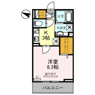 AZURE【3階】の間取り
