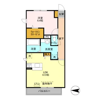 クレセント【3階】の間取り