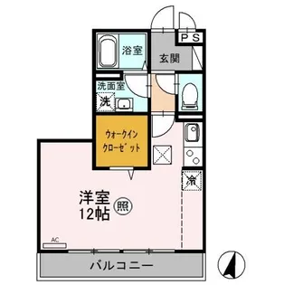 グレイスコートⅡ【102号室】の間取り
