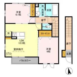 SAERIA【2階】の間取り