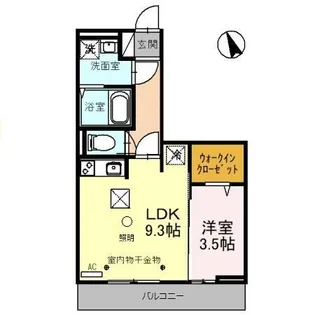 サンモール ミシマ【1階】の間取り
