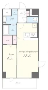 ルーツ新都心【2階】の間取り