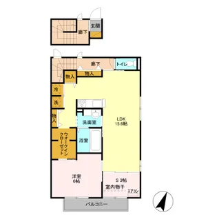 エーデルハイム D【2階】の間取り