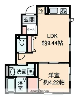 Yーハイム【1階】の間取り