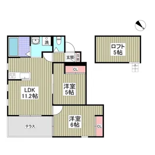 LYS BLANC【1階】の間取り