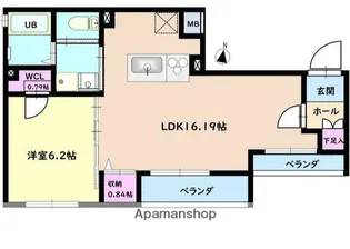 GRAND ETE【3階】の間取り