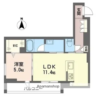 クラリエール【3階】の間取り