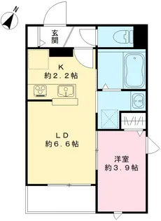 パークヴィラ桜木【201号室号室】の間取り