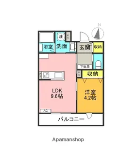 プレミア桜木【3階】の間取り