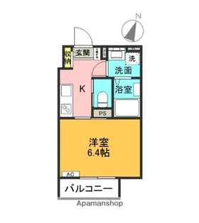 プレミア桜木【1階】の間取り