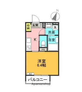 プレミア桜木【2階】の間取り