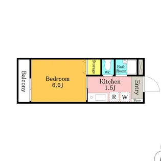 ライネスハイム【111号室号室】の間取り