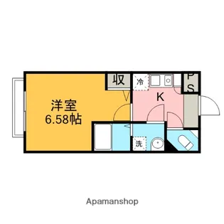 ガレリア大宮【107号室】の間取り