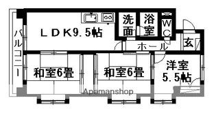 埼玉県さいたま市北区大成町4丁目【マンション】の間取り