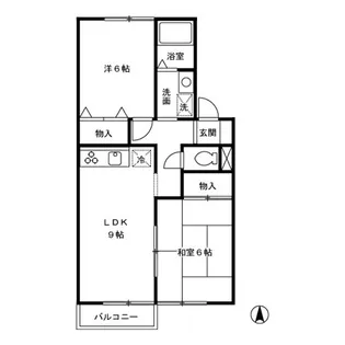 セジュール彩 弐番館【103号室】の間取り