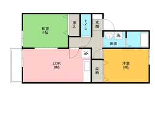 セジュール彩 弐番館【1階】の間取り