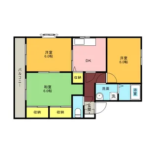 セジュール三橋 2【2階】の間取り