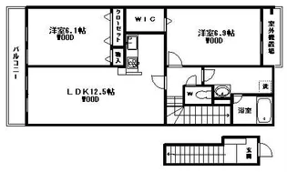 エターナルアイランド【2階】の間取り