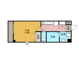 ウィスタリア【6階】の間取り