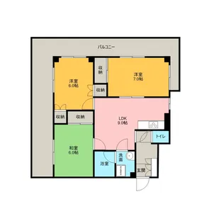 リエス大宮三橋【3階】の間取り