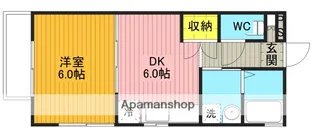 ベルメゾン(上尾市本町)【202号室】の間取り