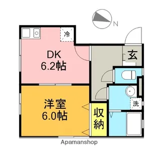 カミノマザーキミ【1階】の間取り