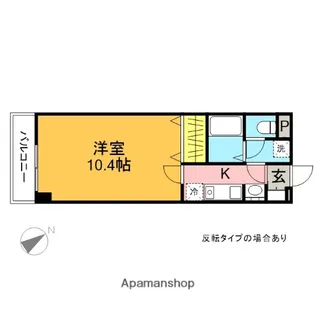 プティパレドゥ【1階】の間取り