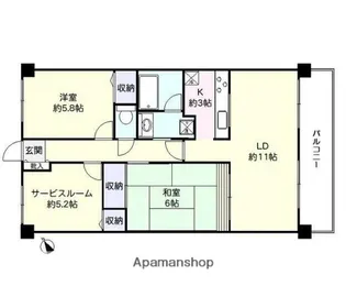 ストークマンション上尾浅間台【2階】の間取り