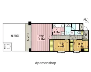 ストークマンション上尾浅間台【1階】の間取り