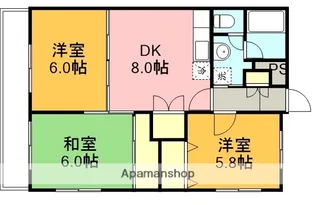 エムロードマンション【2階】の間取り