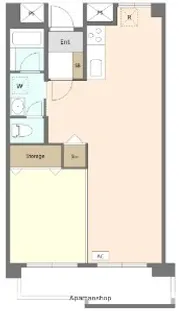 小田急北本マンションA棟【7階】の間取り