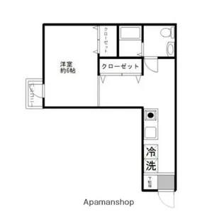 アトラスカーロ弐番館【105号室】の間取り